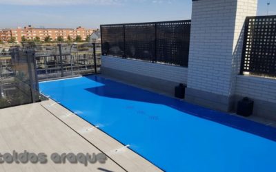 Instalación de lona de piscina PVC en Pinto – Madrid