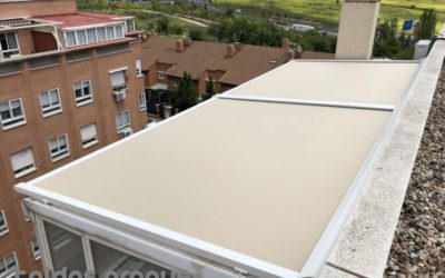 Instalación de 2 toldos Veranda motorizados en Madrid