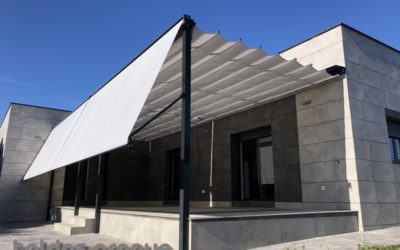 Instalación Pérgola 100 x 100 en Valdemorillo – Madrid