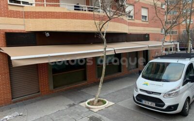 Instalación de 3 toldos extensibles en Valdemoro-Madrid